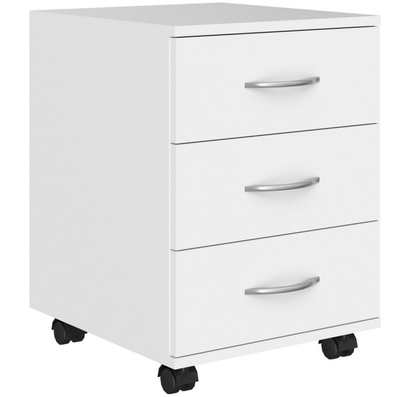 Тумба мобильная SIMPLE SC-3M.1, белый, 41.2х45х56.6 см